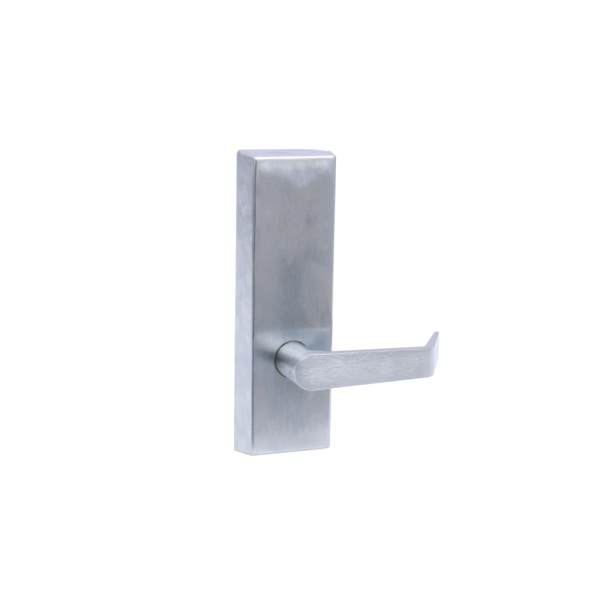 Trans-Atlantic, Brushed Chrome Passage/Hallway Escutcheon Lever Trim for Panic Devices, #ED-EL510-US26D